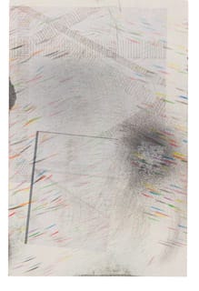 Title: Untitled Media: Ink, paint, graphite, colored pencil on paper