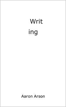 Writing book cover