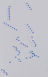 Title: Untitled Media: Pigment and graphite on paper